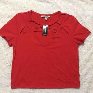 Cut out crop top